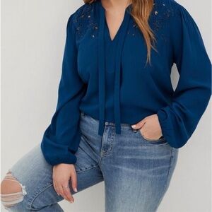 Elegant Teal Women's Top